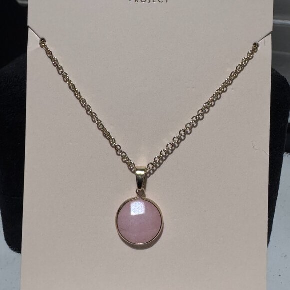🌸 Sanctuary Project Blush Pink Stone Pendant Necklace – Jewelry with Purpose 💖 - Picture 12 of 16